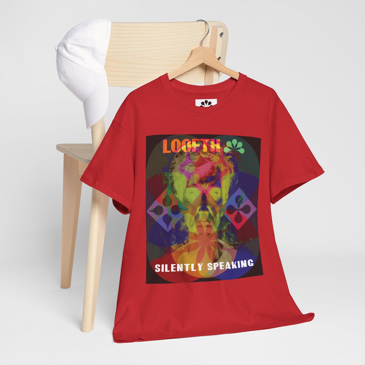 (M) Vibrance Silencieuse Unisex Heavy Cotton Tee