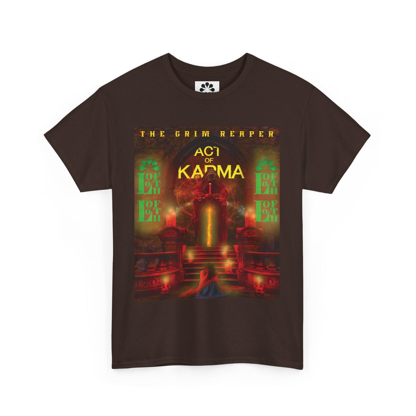 (M) Karma Rouge Unisex Heavy Cotton T-Shirt