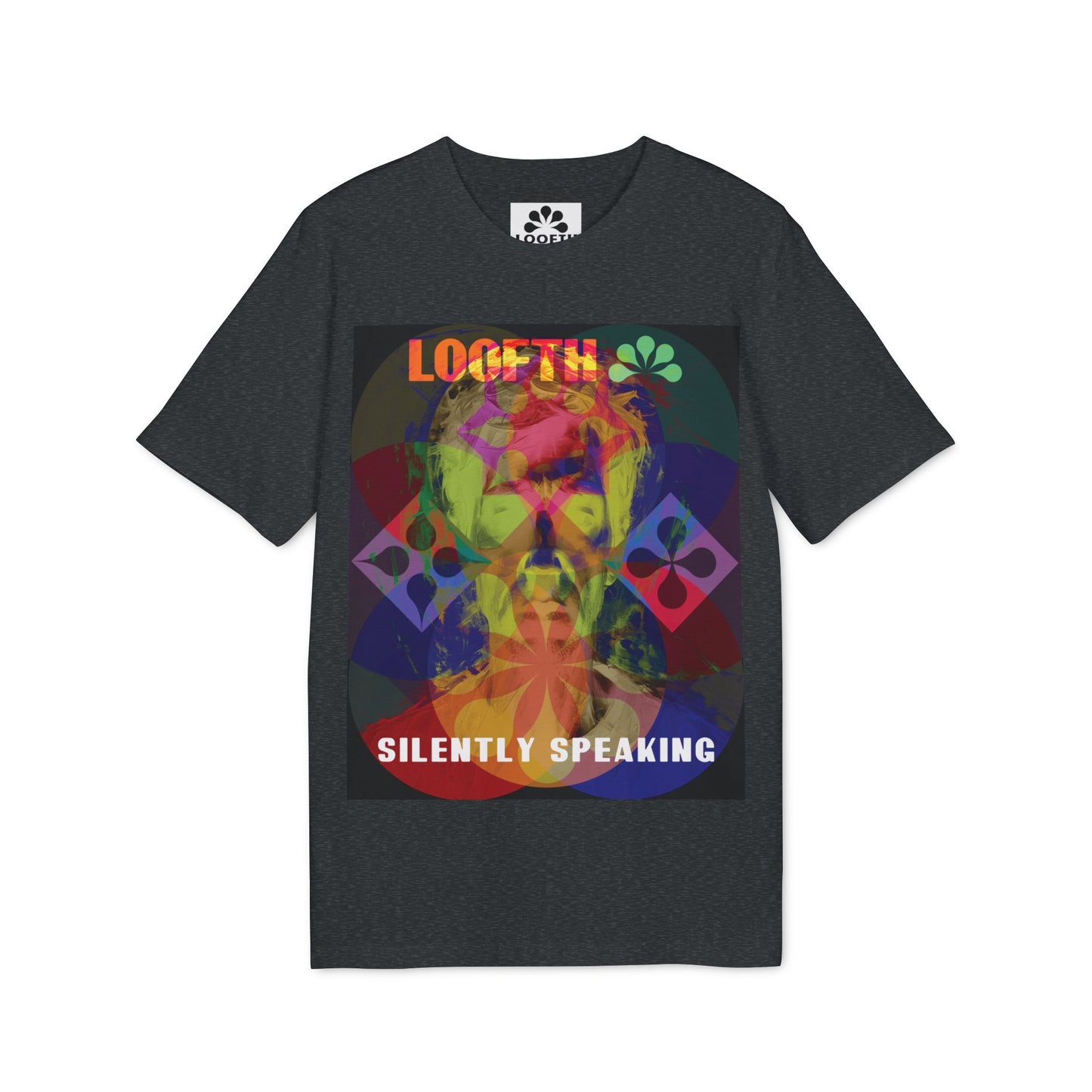 (F) Vibrance Silencieuse Unisex Organic Combed Cotton Medium Fit T-shirt