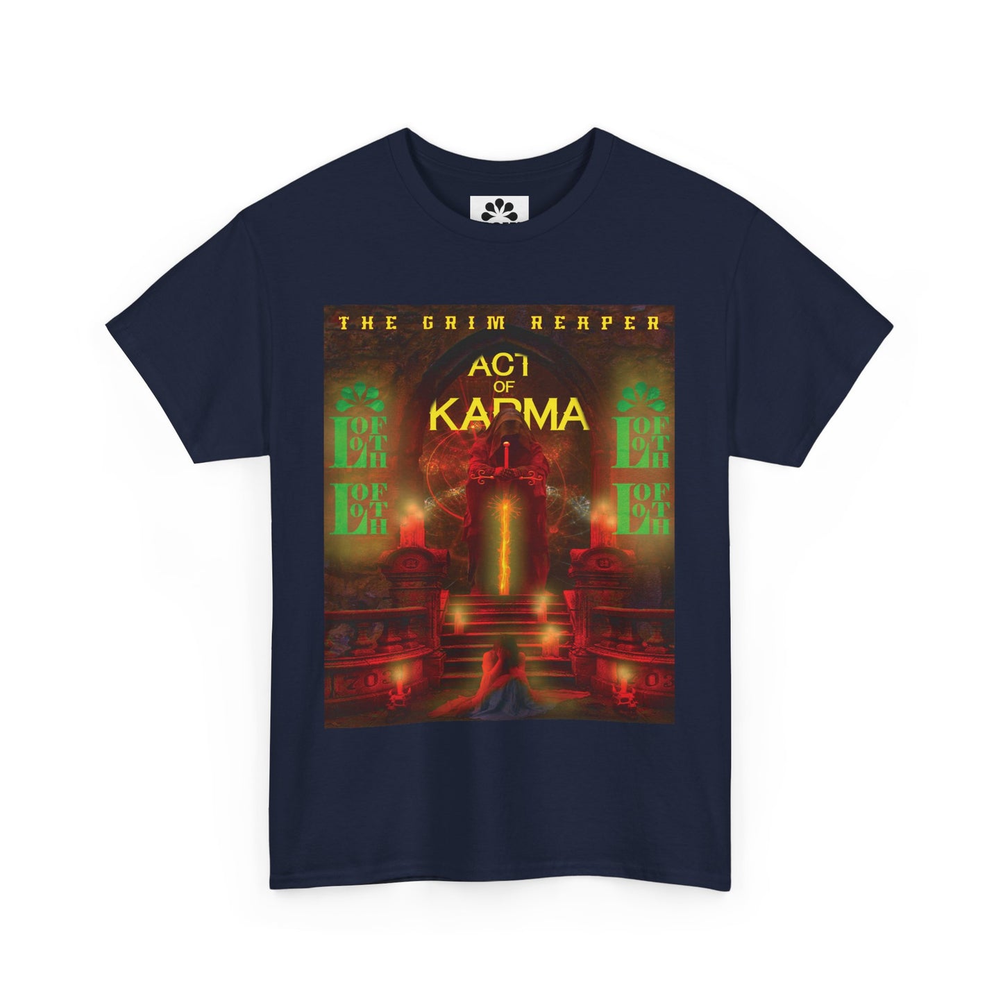 (M) Karma Rouge Unisex Heavy Cotton T-Shirt
