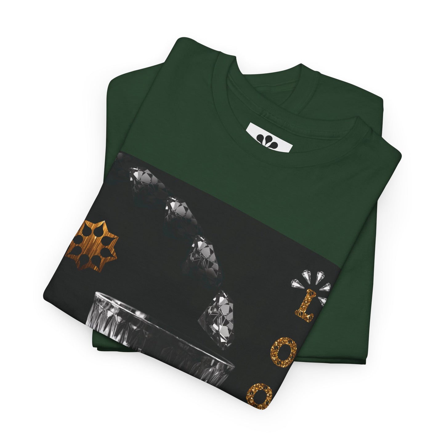 (M) Cristal Noir Unisex Heavy Cotton Tee