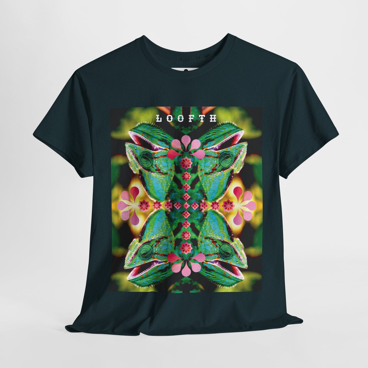 (F) Vert Chameleon Unisex Organic Combed Cotton Medium Fit T-shirt