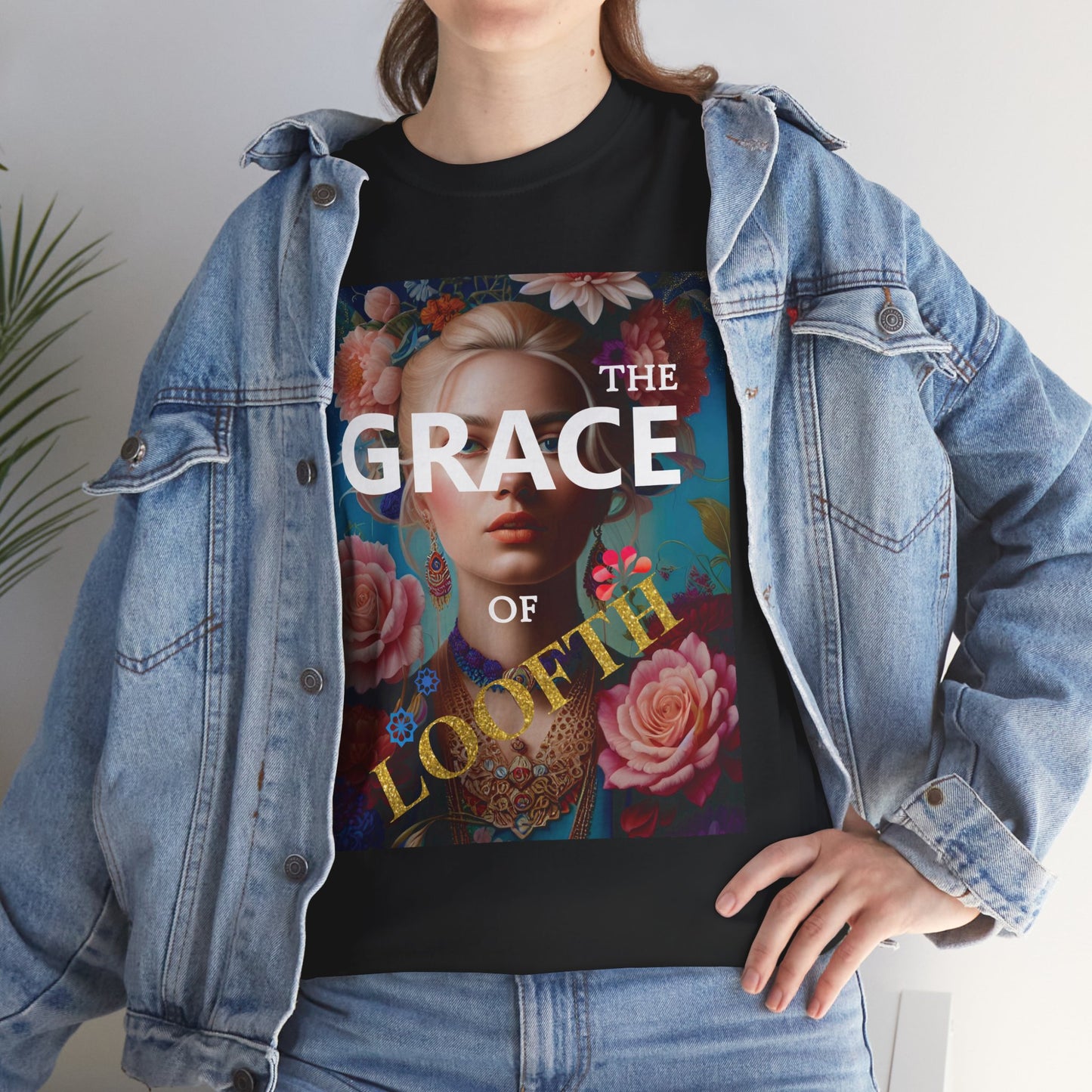 (F) Fleur de Grâce Unisex Heavy Cotton Tee