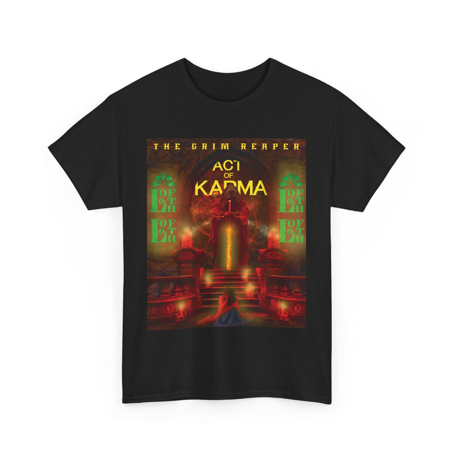(F) Karma Rouge Heavy Cotton Tee