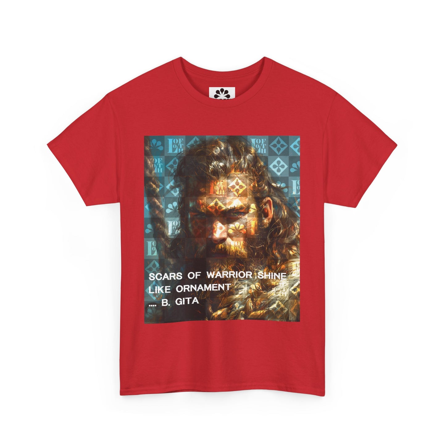 (M) Gita Guerrière Unisex Heavy Cotton Tee
