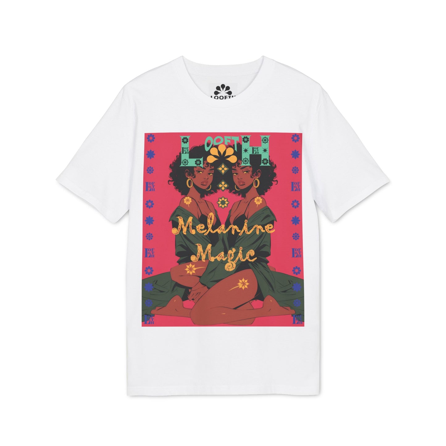 (F) Magie Ébène Unisex Organic Combed Cotton Medium Fit T-shirt