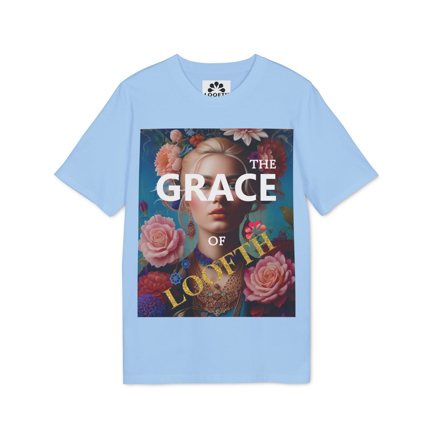 (F) Fleur de Grâce Unisex Organic Combed Cotton Medium Fit T-shirt