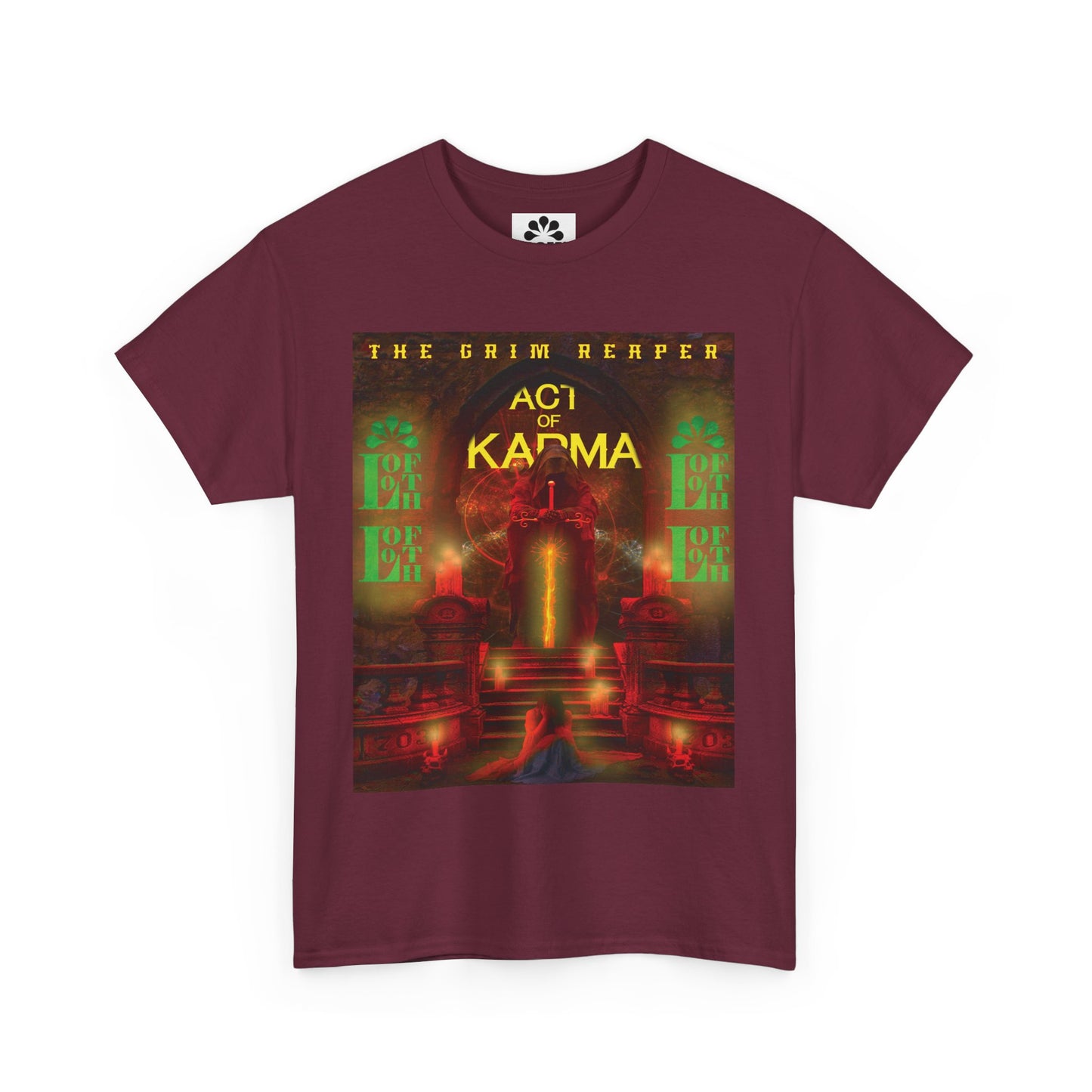 (M) Karma Rouge Unisex Heavy Cotton T-Shirt