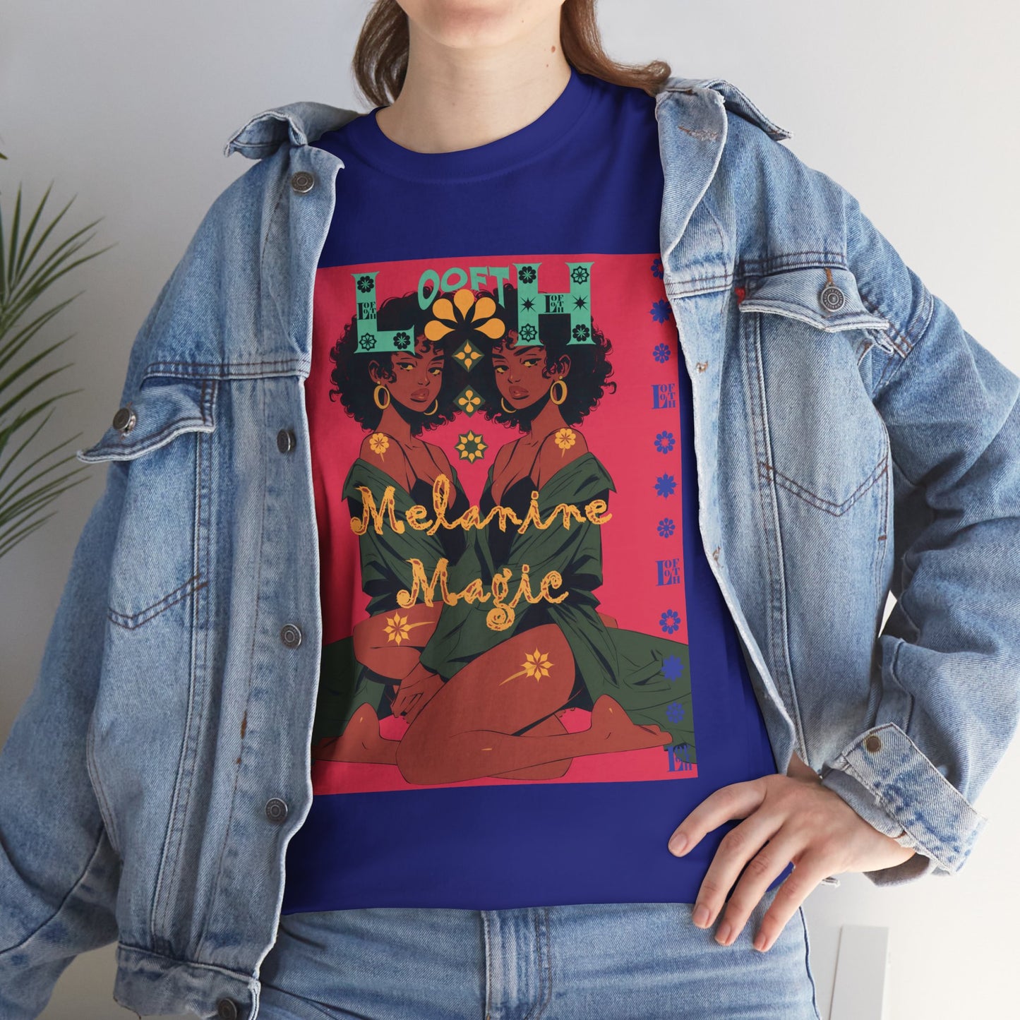 (F) Magie Ébène Unisex Heavy Cotton Tee