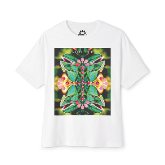 (M) Vert Chameleon Unisex Oversized Boxy T-Shirt
