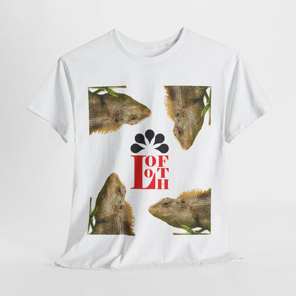 (M) Caméléon Flora Unisex Heavy Cotton Tee