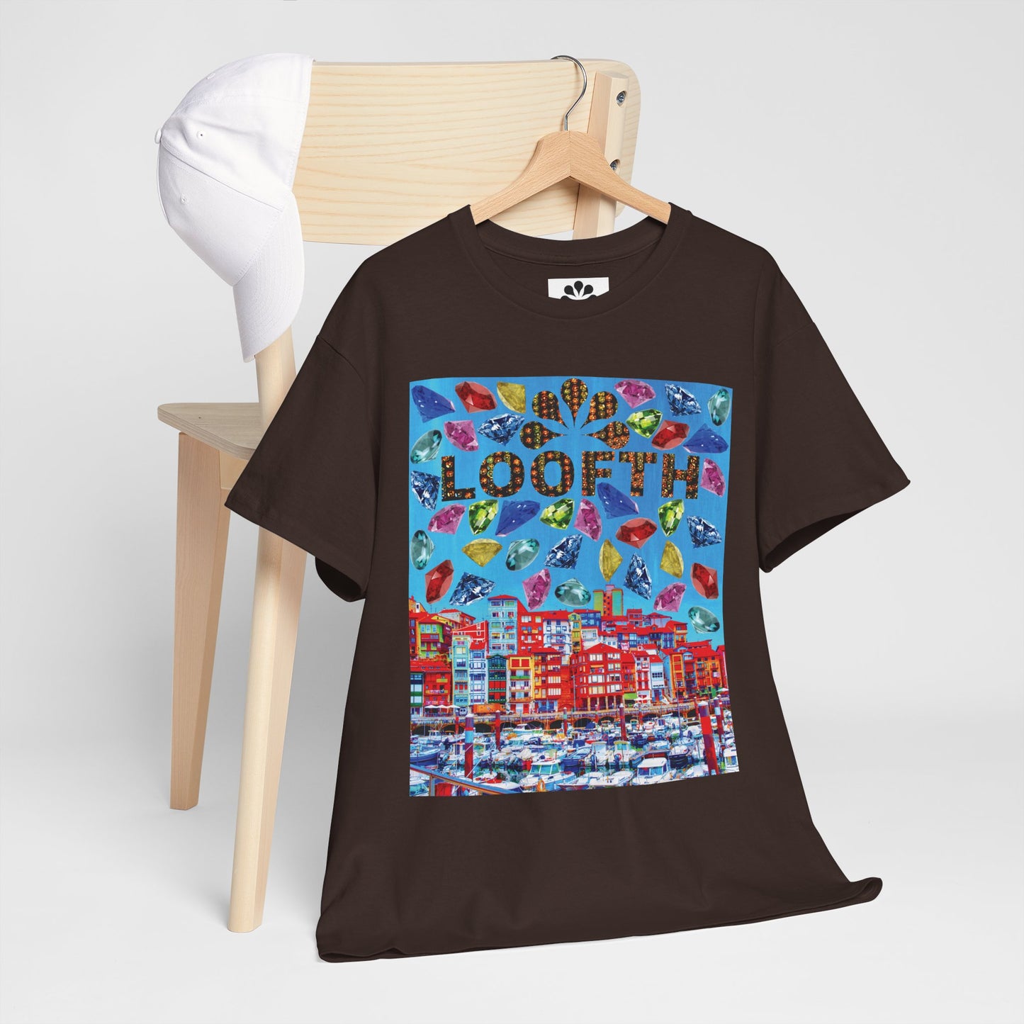 (F) Bijou Céleste Unisex Heavy Cotton Tee