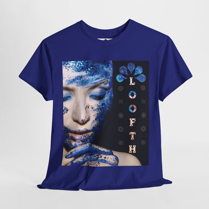 (F) Éclat Bleu Unisex Heavy Cotton Tee