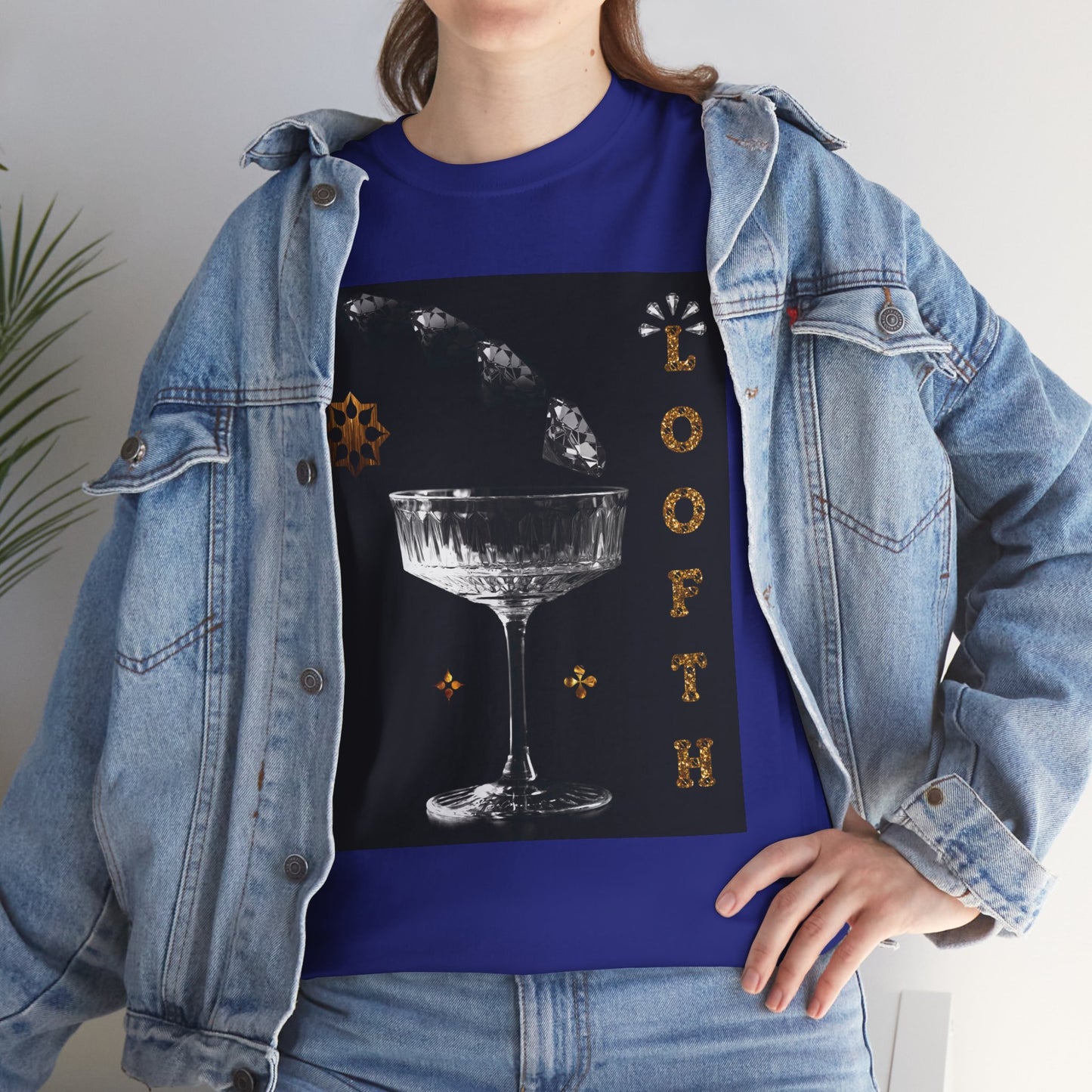 (M) Cristal Noir Unisex Heavy Cotton Tee