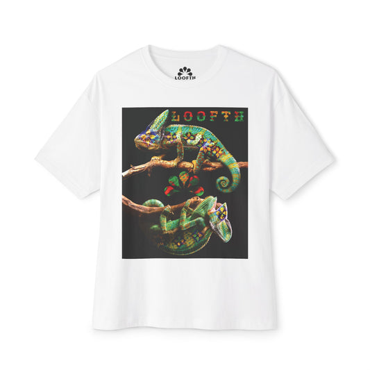 (M) Duo Vert Unisex Oversized Boxy Tee