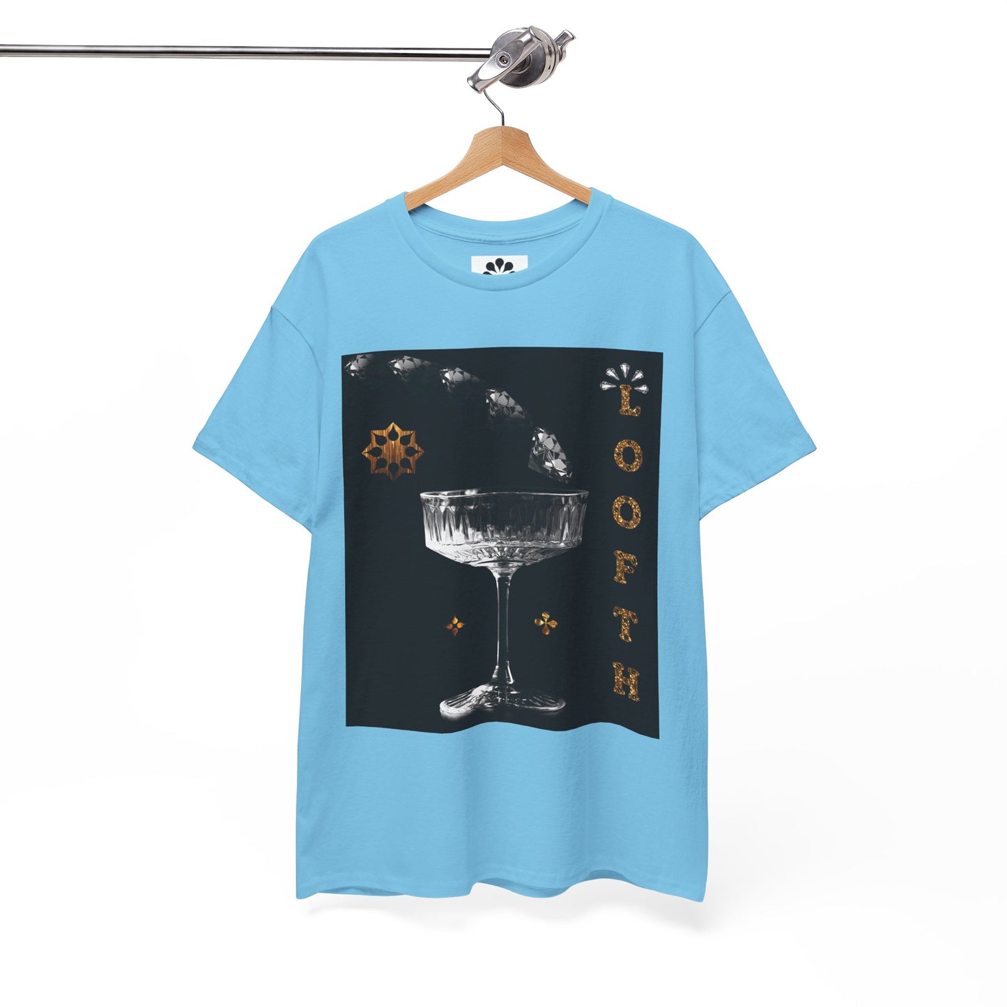 (M) Cristal Noir Unisex Heavy Cotton Tee