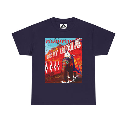 (F) Éléphant Raj Unisex Heavy Cotton Tee