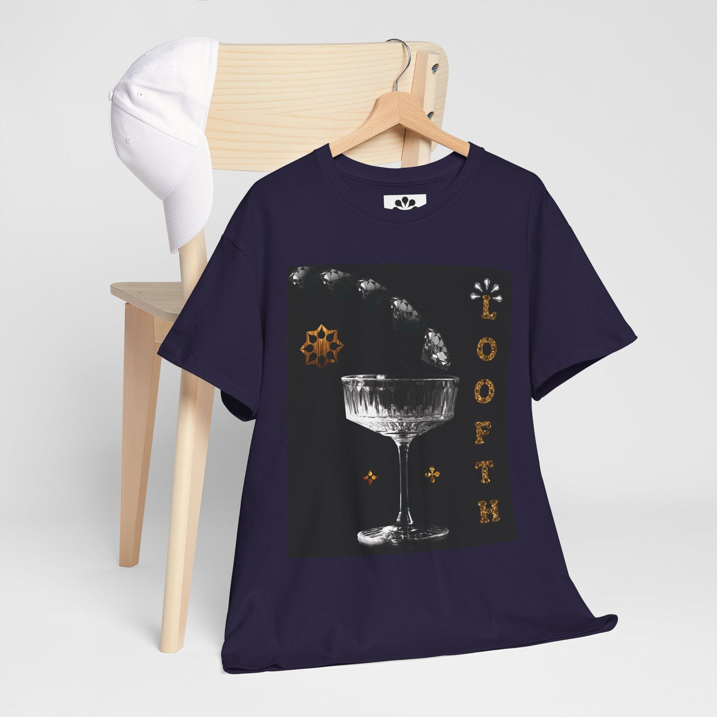 (M) Cristal Noir Unisex Heavy Cotton Tee