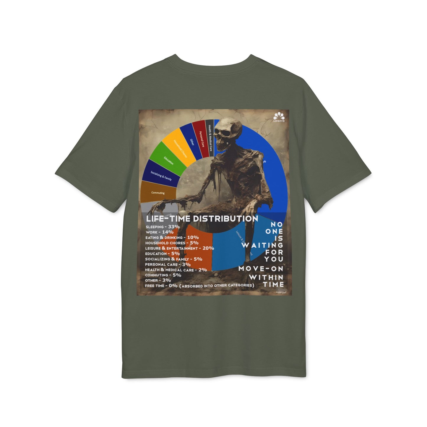 (F) Crâne Vivace Unisex Organic Combed Cotton Medium Fit T-shirt