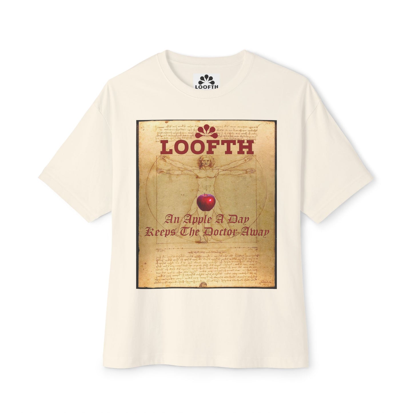 (M) Pomme Santé Unisex Oversized Tee
