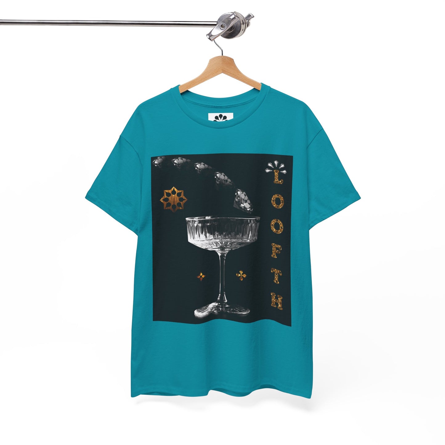 (M) Cristal Noir Unisex Heavy Cotton Tee