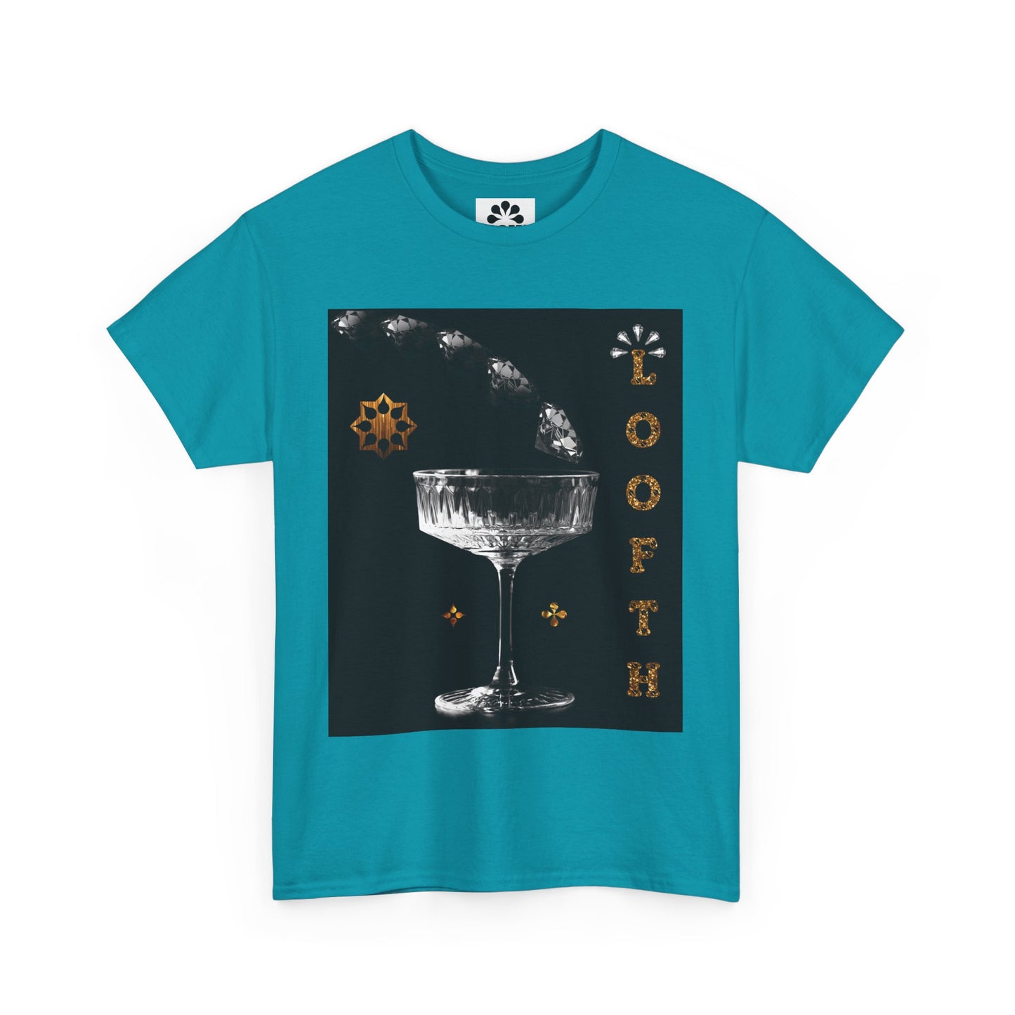 (M) Cristal Noir Unisex Heavy Cotton Tee
