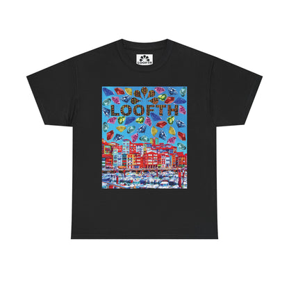 (F) Bijou Céleste Unisex Heavy Cotton Tee