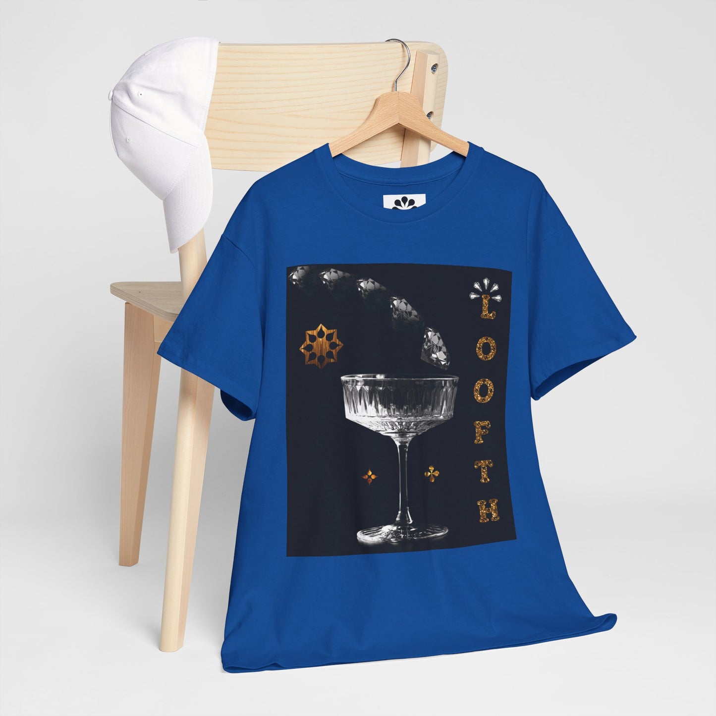 (M) Cristal Noir Unisex Heavy Cotton Tee
