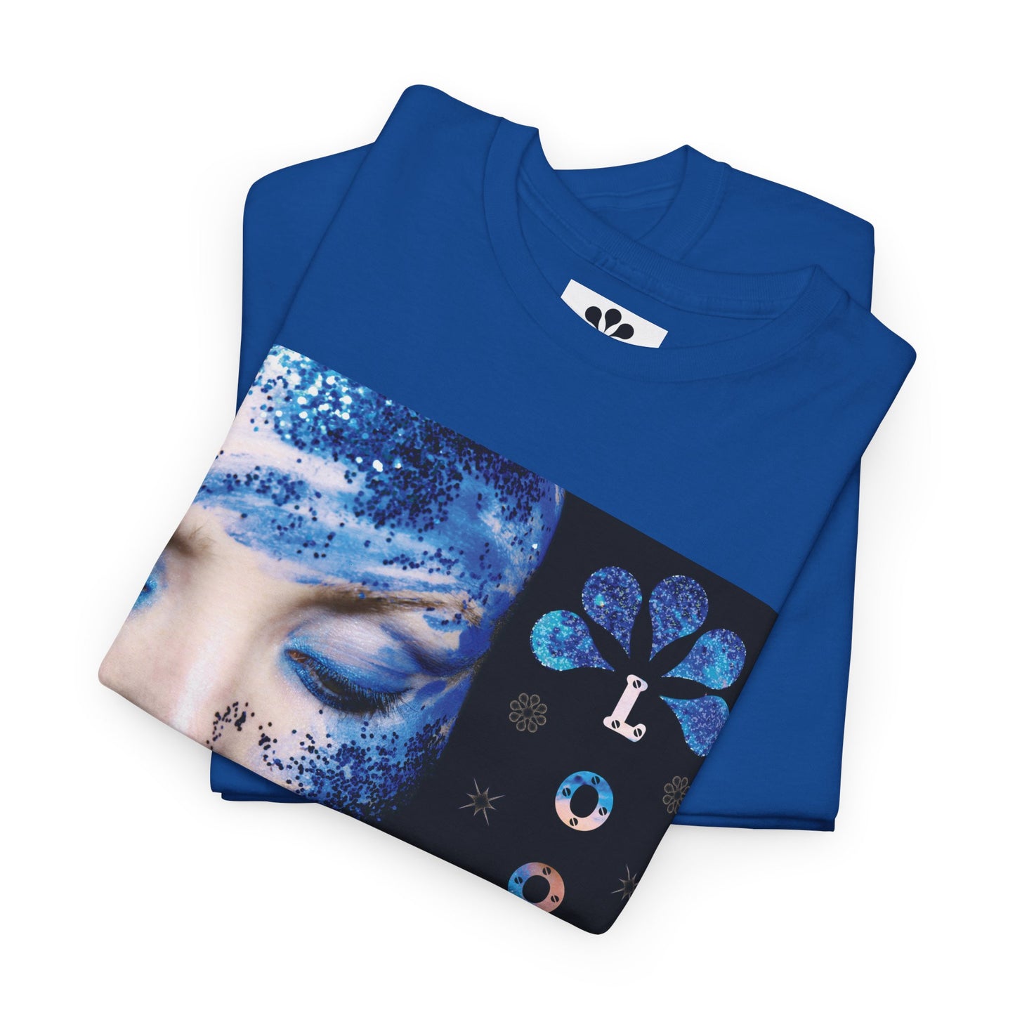 (F) Éclat Bleu Unisex Heavy Cotton Tee
