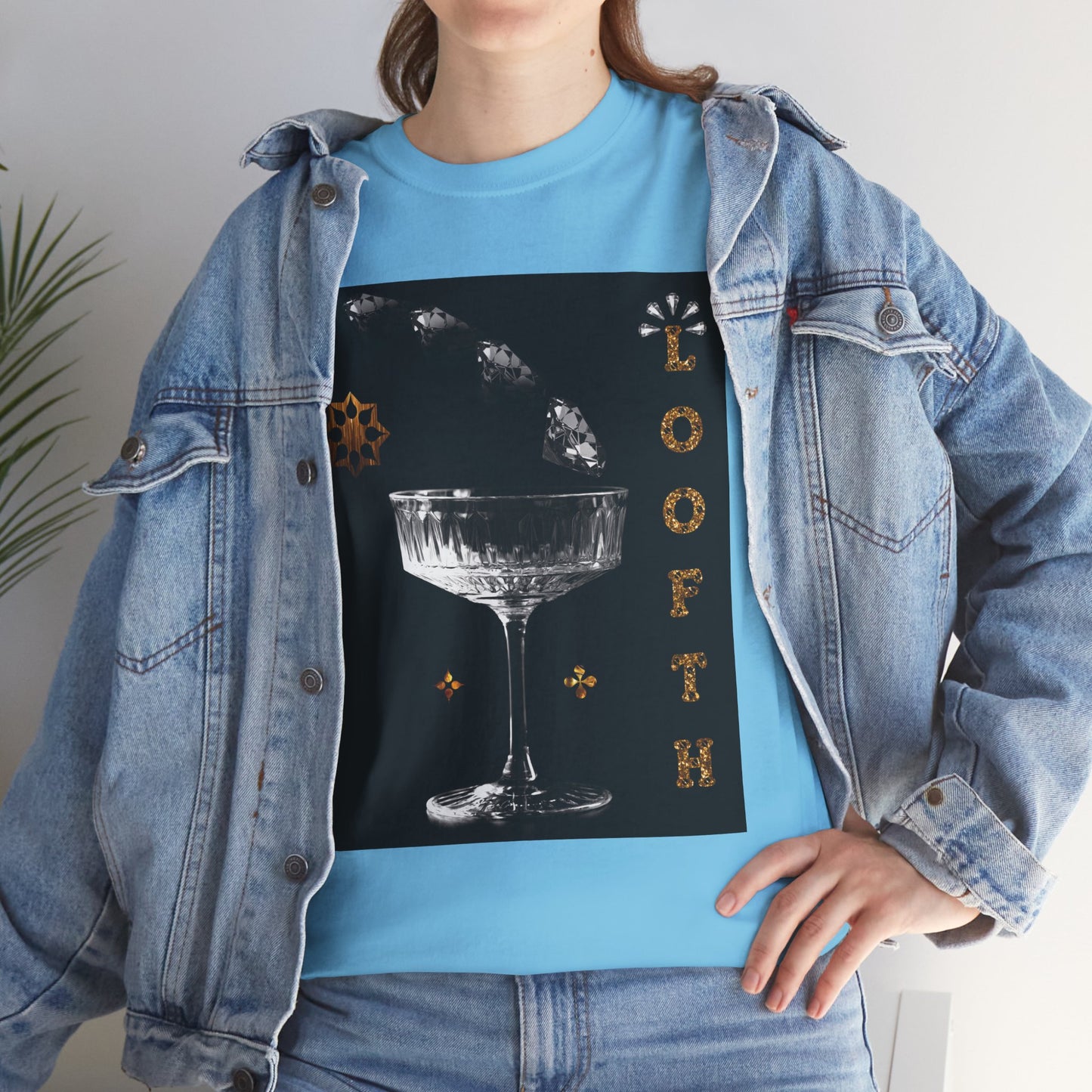 (M) Cristal Noir Unisex Heavy Cotton Tee