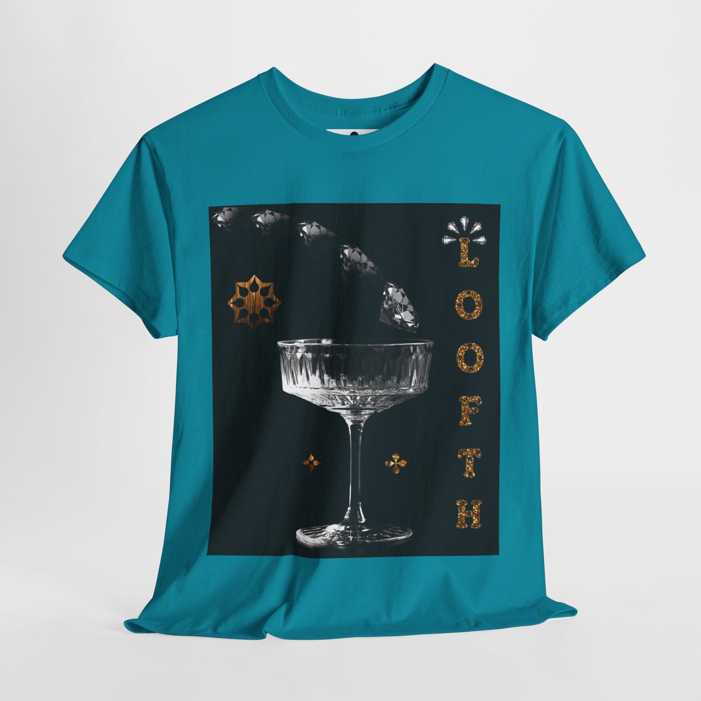 (M) Cristal Noir Unisex Heavy Cotton Tee