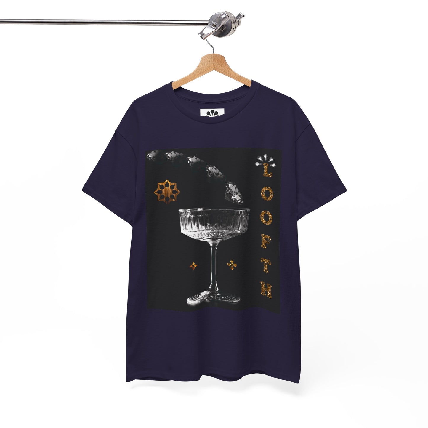 (M) Cristal Noir Unisex Heavy Cotton Tee