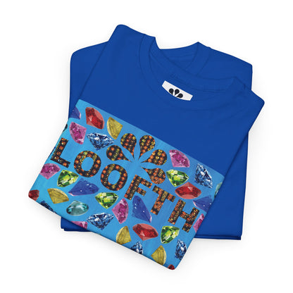 (F) Bijou Céleste Unisex Heavy Cotton Tee