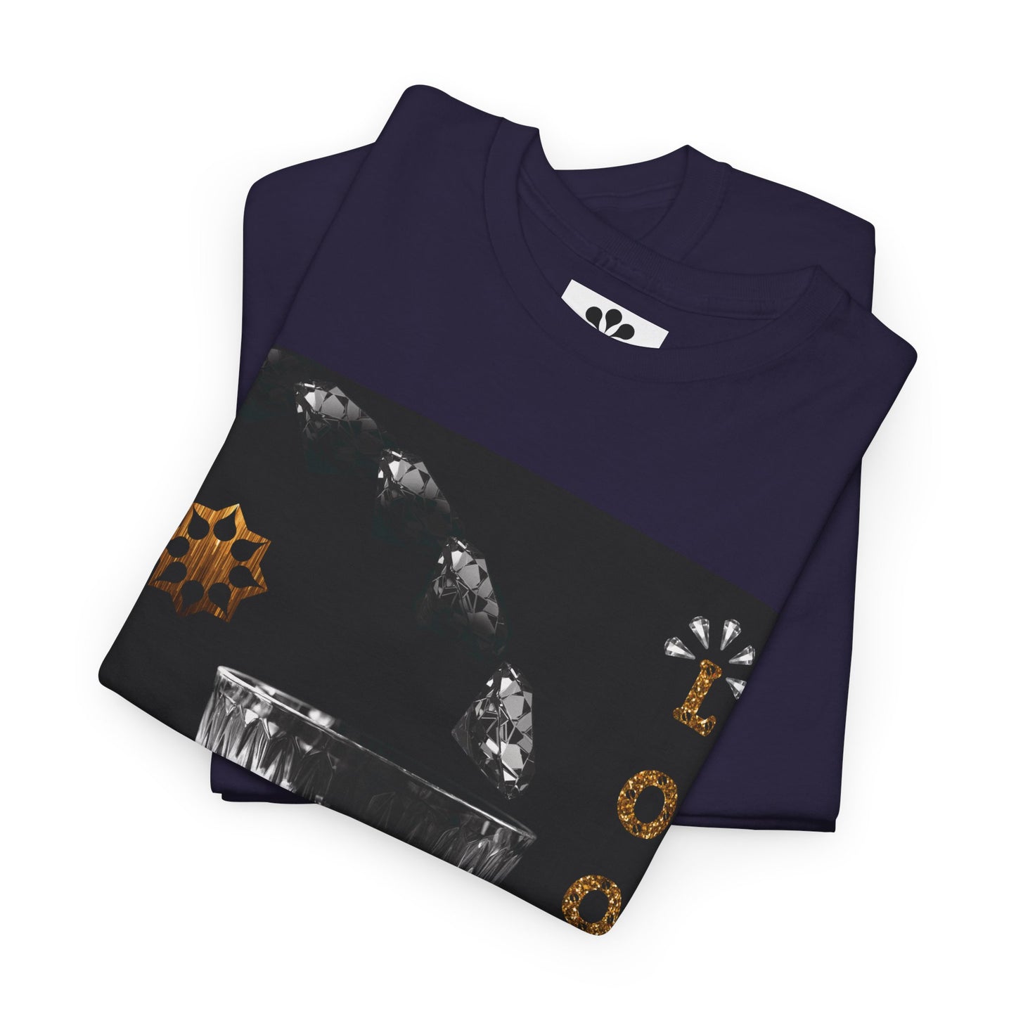 (M) Cristal Noir Unisex Heavy Cotton Tee