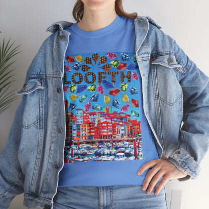(F) Bijou Céleste Unisex Heavy Cotton Tee