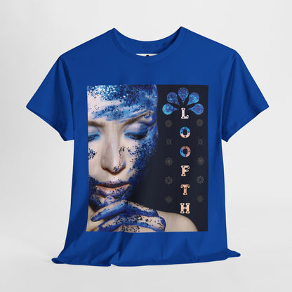 (F) Éclat Bleu Unisex Heavy Cotton Tee