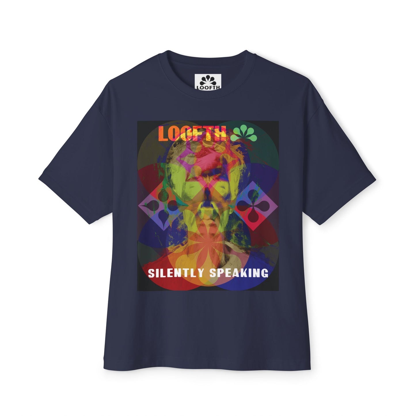 (F) Vibrance Silencieuse Unizex Oversized Tee