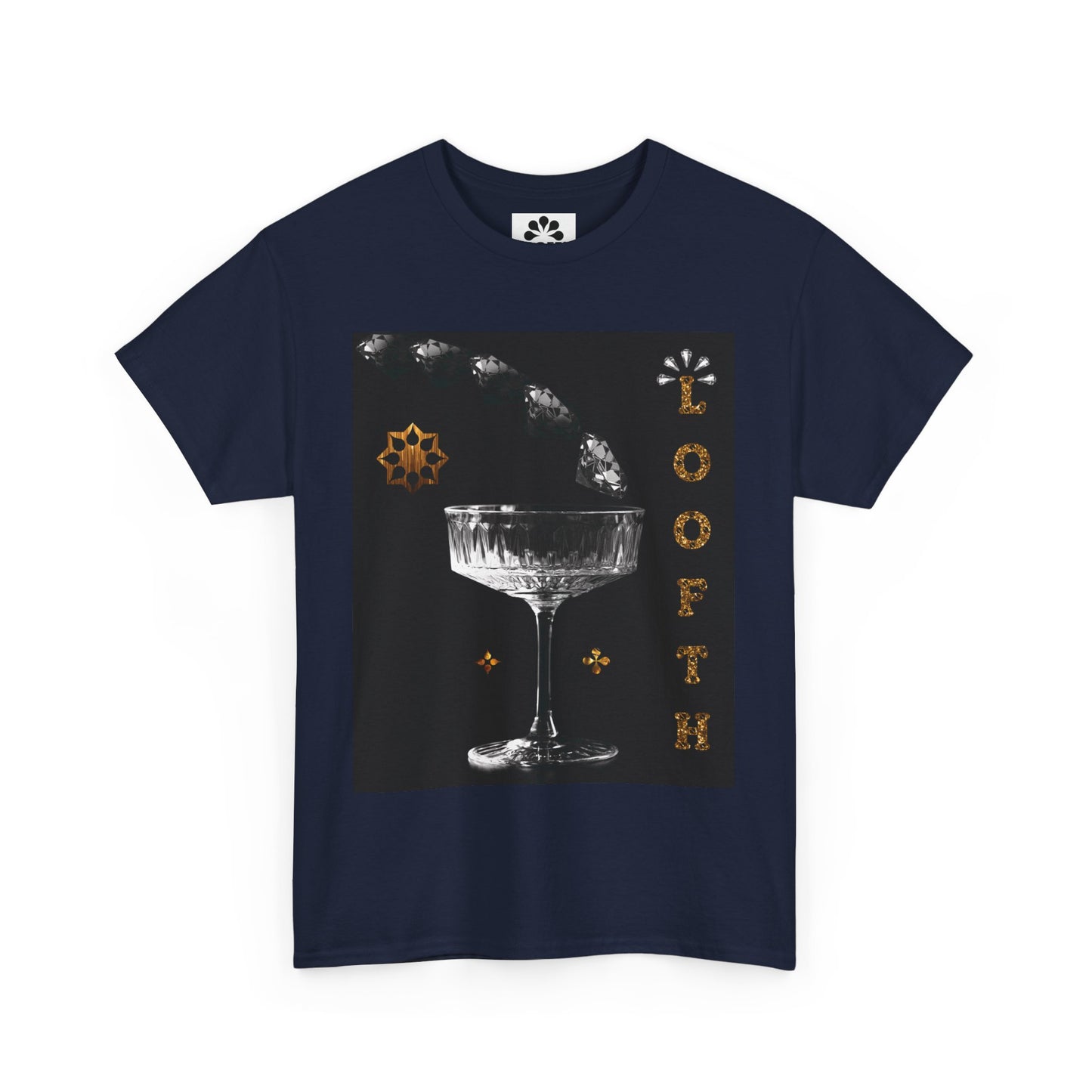 (M) Cristal Noir Unisex Heavy Cotton Tee