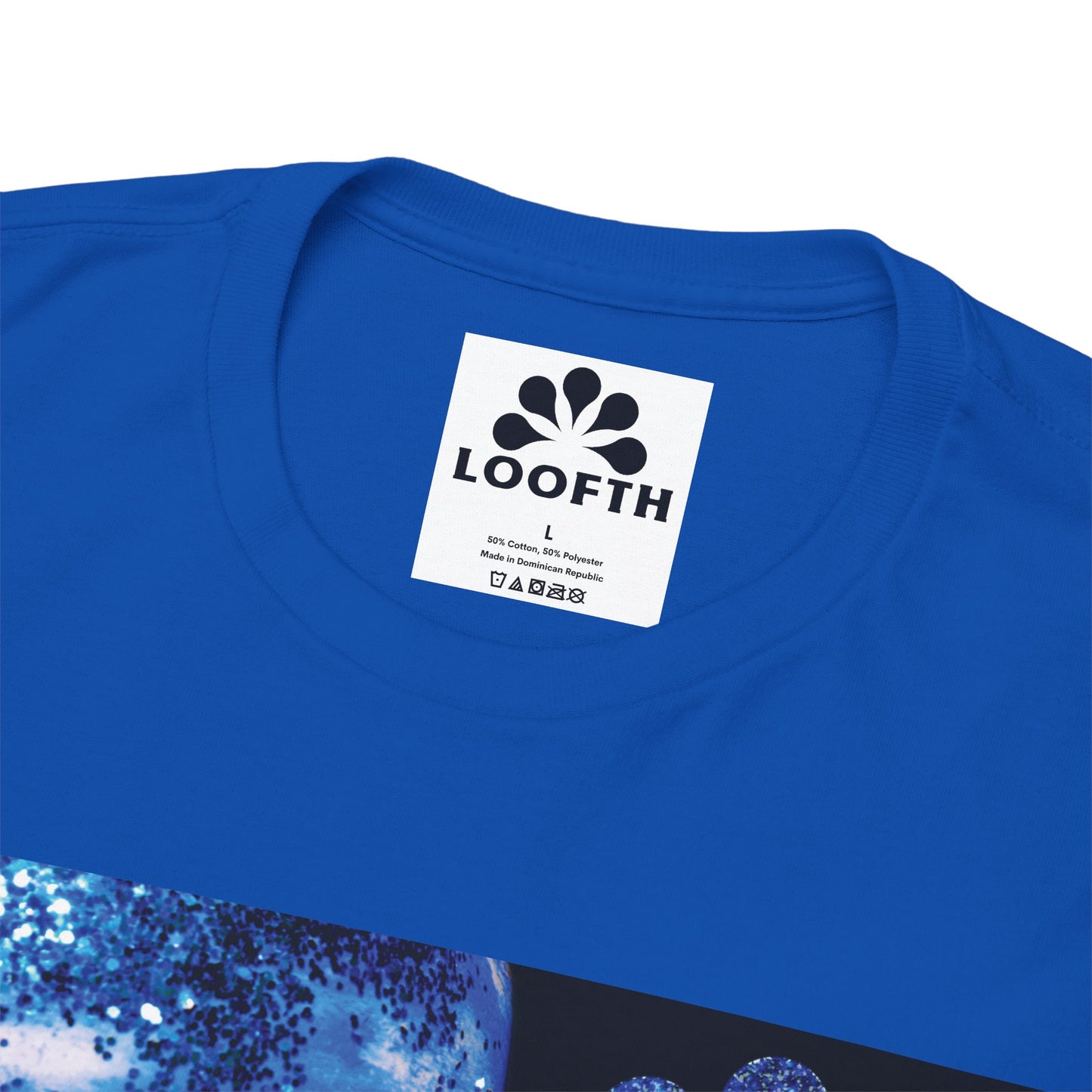 (F) Éclat Bleu Unisex Heavy Cotton Tee