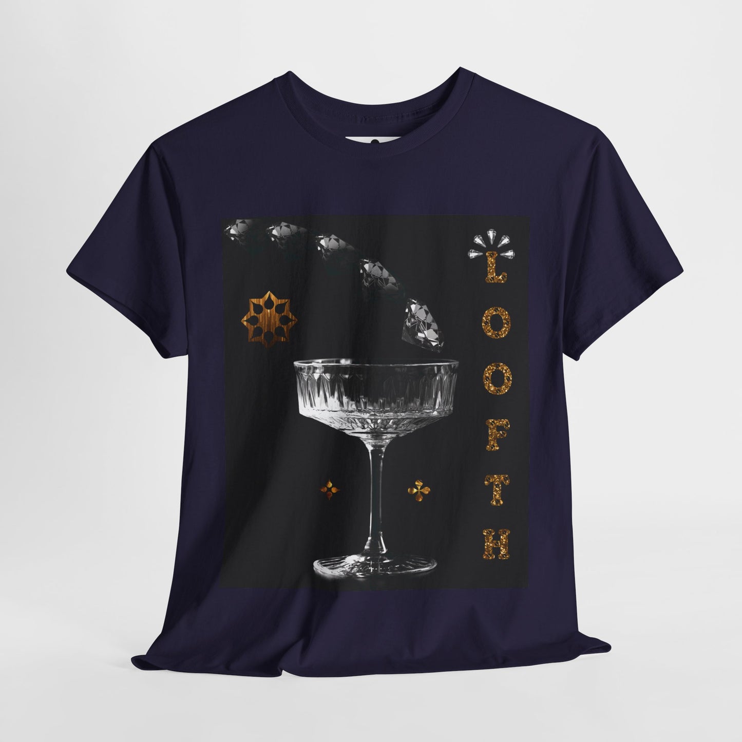 (M) Cristal Noir Unisex Heavy Cotton Tee