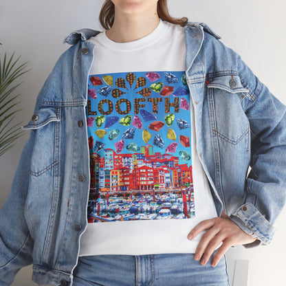 (F) Bijou Céleste Unisex Heavy Cotton Tee