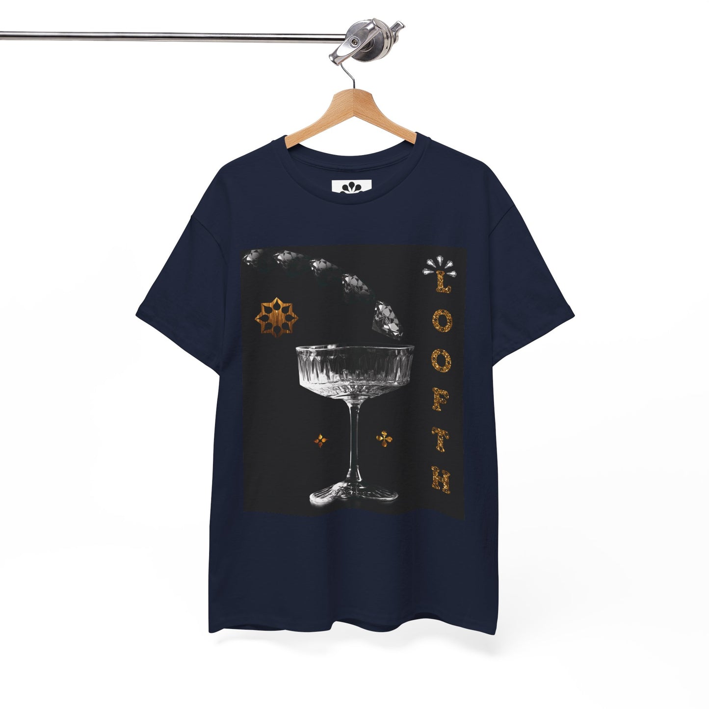 (M) Cristal Noir Unisex Heavy Cotton Tee