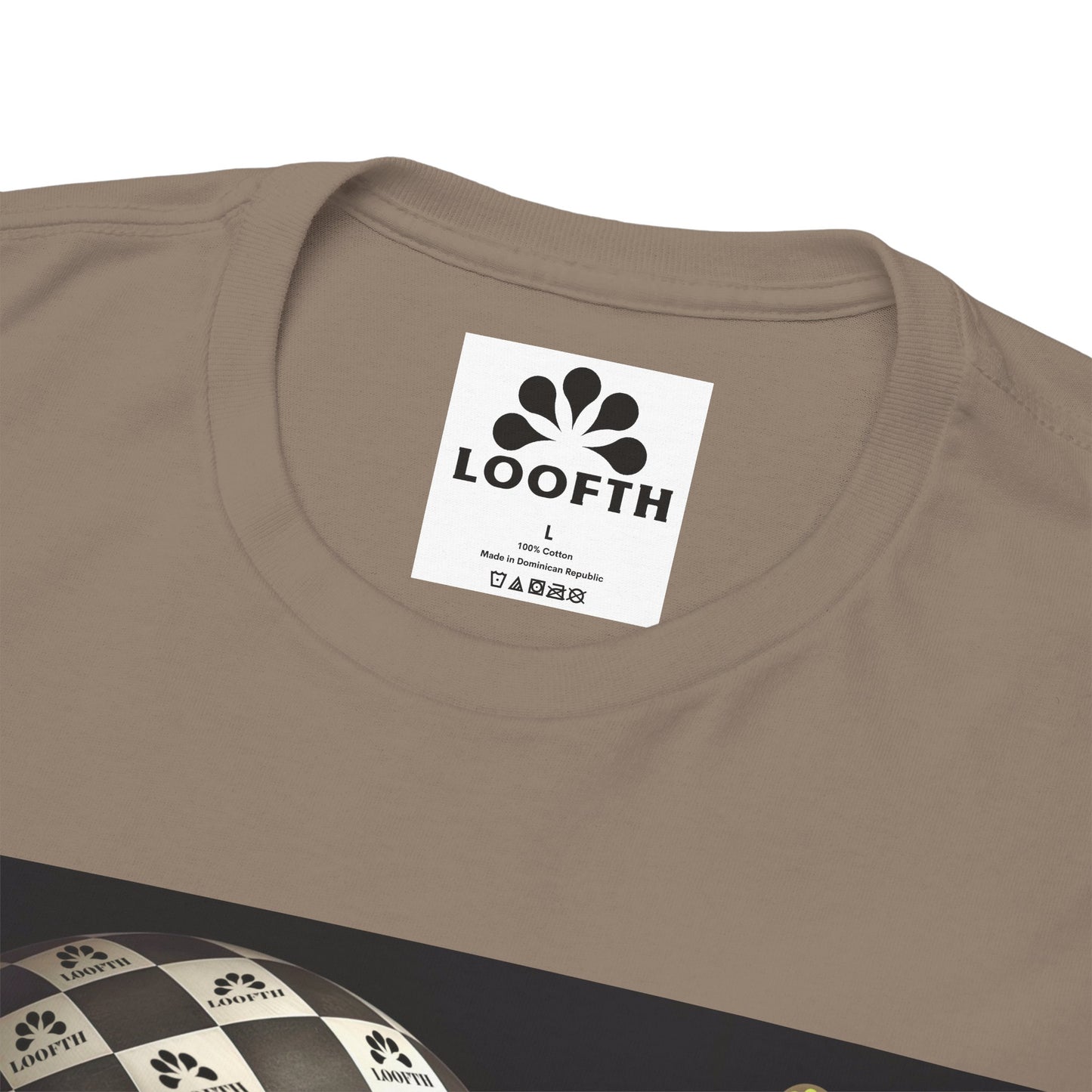 (F) Échiquier Élégant Unisex Heavy Cotton Tee