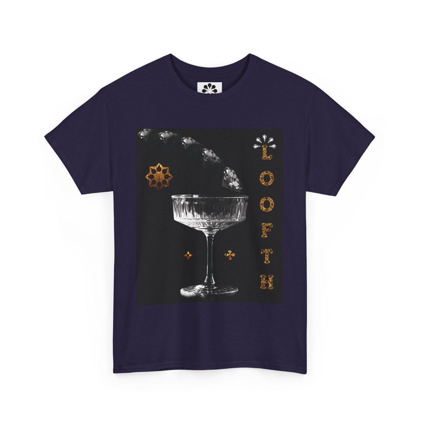(M) Cristal Noir Unisex Heavy Cotton Tee
