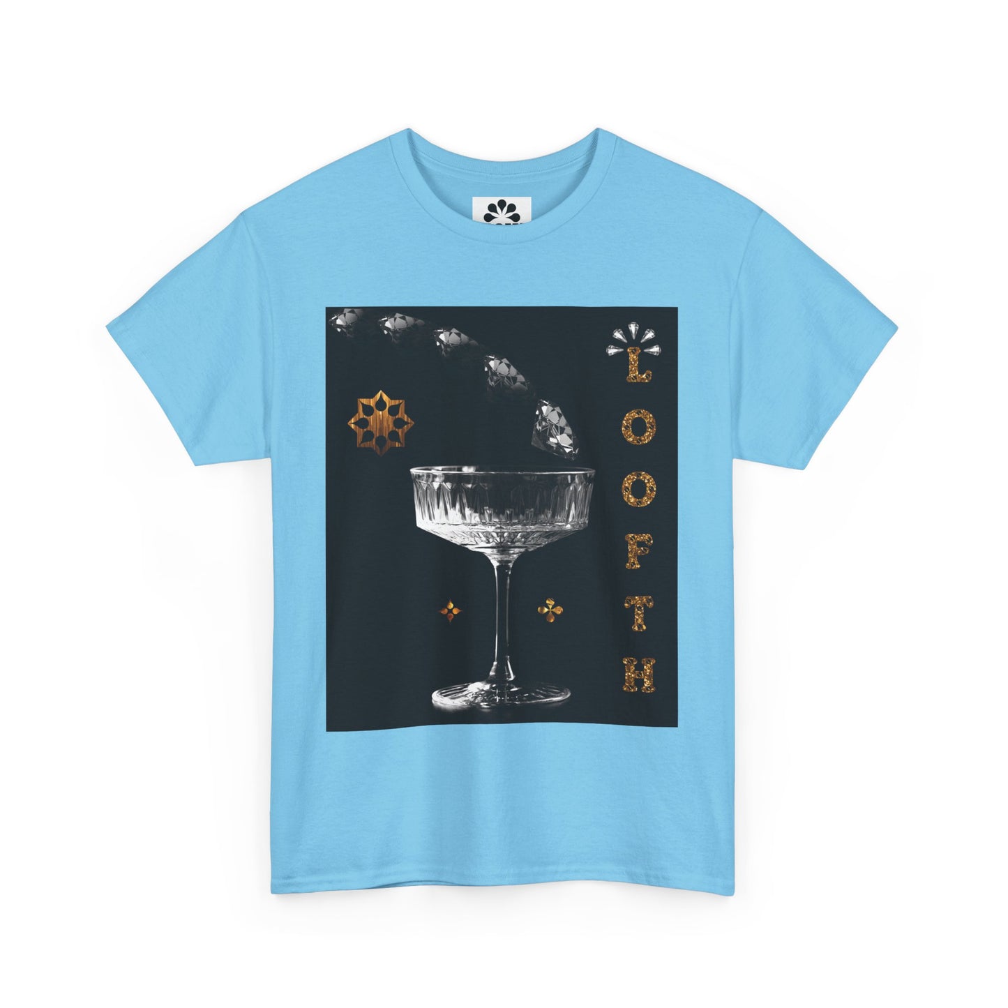 (M) Cristal Noir Unisex Heavy Cotton Tee