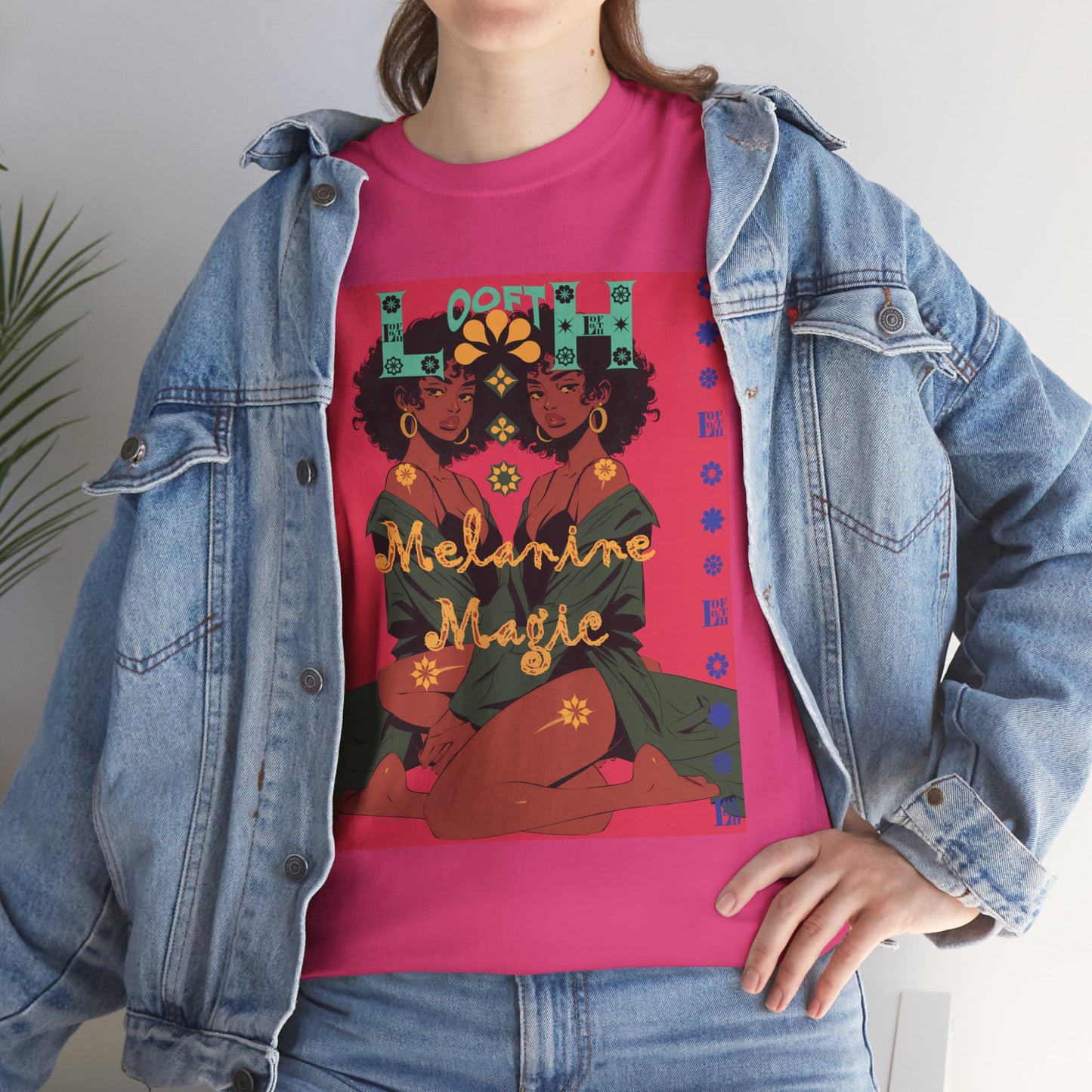 (F) Magie Ébène Unisex Heavy Cotton Tee