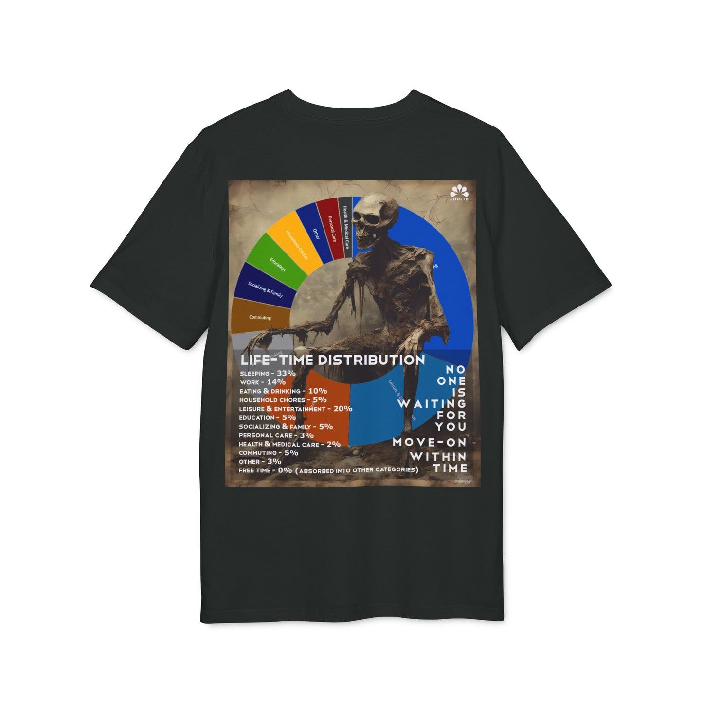 (F) Crâne Vivace Unisex Organic Combed Cotton Medium Fit T-shirt