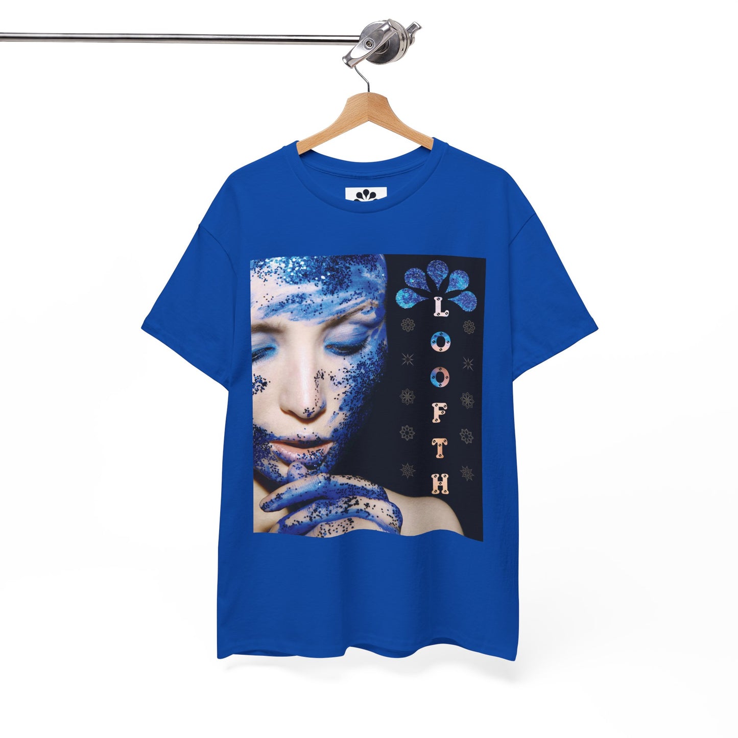 (F) Éclat Bleu Unisex Heavy Cotton Tee