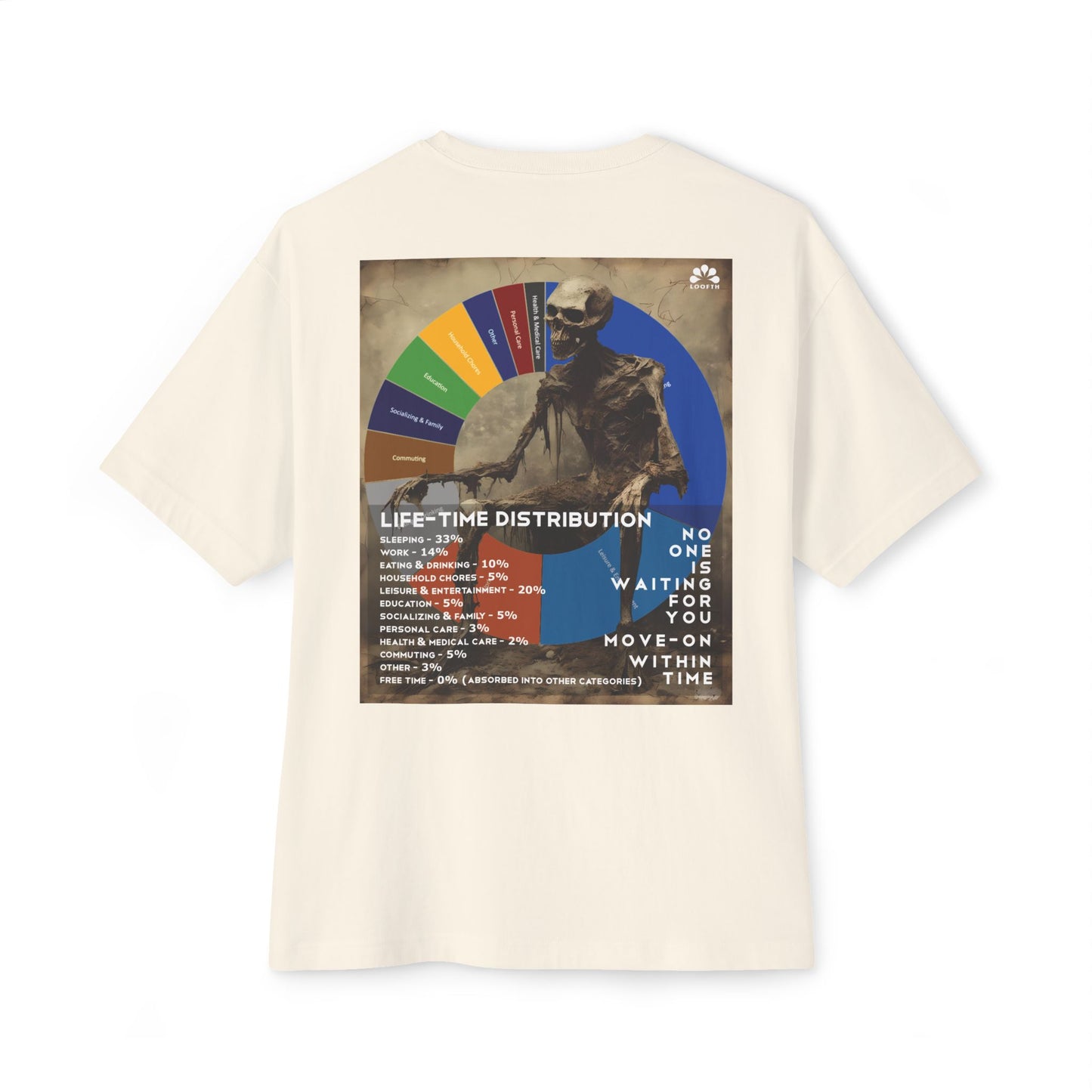 (M) Crâne Vivace Unisex Oversized Boxy Tee