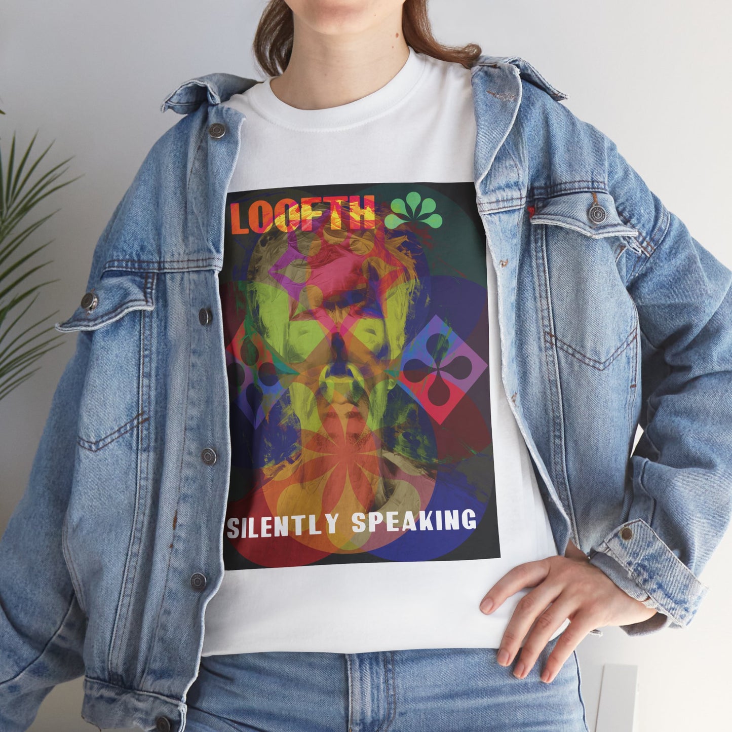 (F) Vibrance Silencieuse Unisex Heavy Cotton Tee